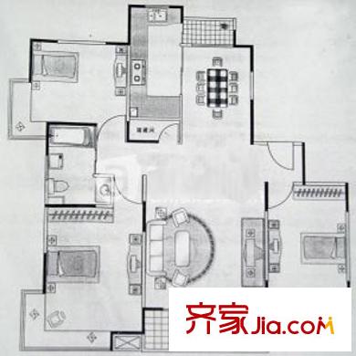 上海 偉業(yè)金錦苑三村 戶(hù)型圖