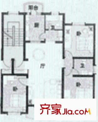 新芳鄰戶型圖戶型圖 3室2廳2衛(wèi)1廚