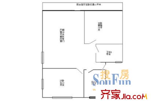 上海 海上新月(久久公寓) 户型图