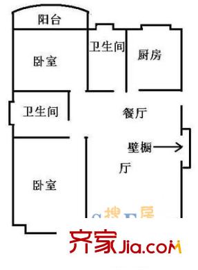 上海 南郊花園 戶型圖