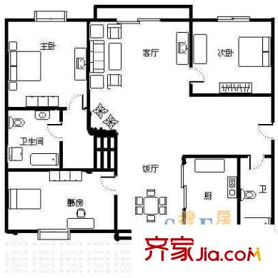 上海 嘉福坊 户型图