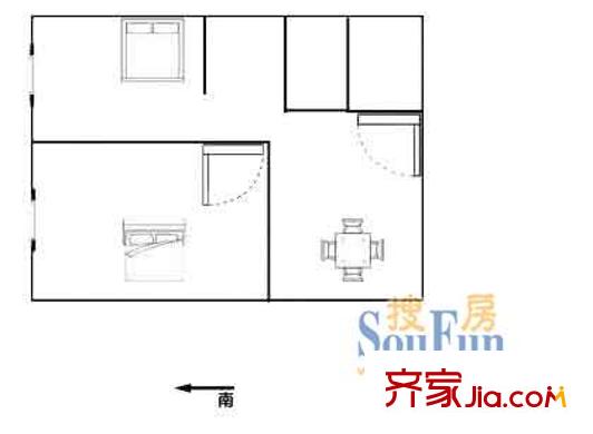 上海 建工天峰公寓 户型图