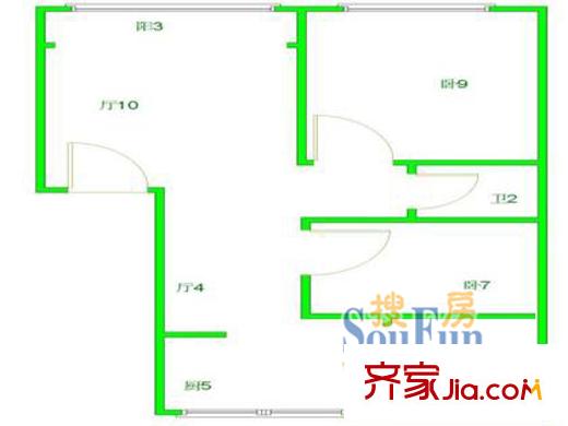 上海 金阳怡景公寓 户型图