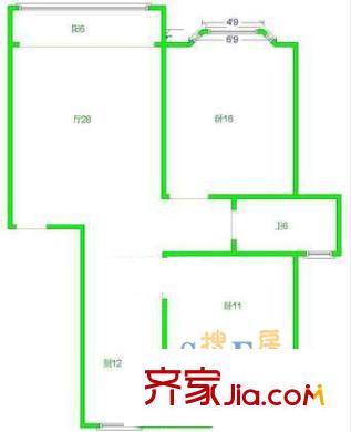 上海 金阳怡景公寓 户型图