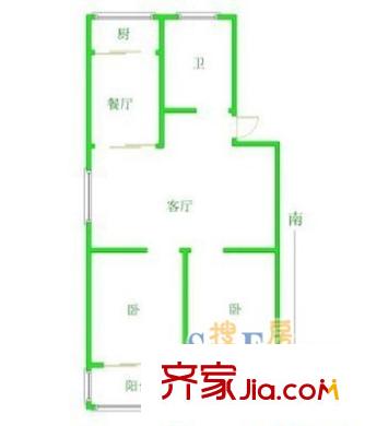 上海 李园一村 户型图