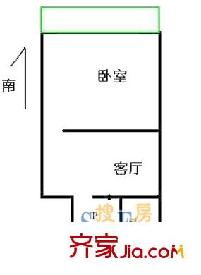 浦東大道2511弄小區(qū)戶型圖上海 浦東大道2511弄 戶型圖 1室1廳1衛(wèi)1廚