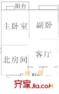 浦東大道2511弄小區(qū)戶型圖上海 浦東大道2511弄 戶型圖 3室1廳1衛(wèi)1廚