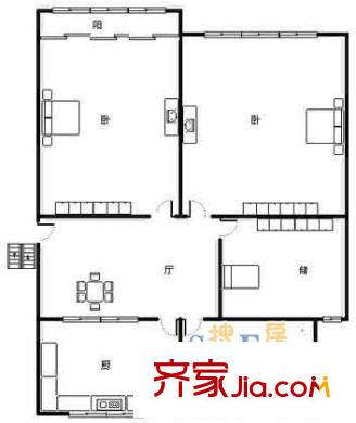 上海 東陸新村九街坊 戶型圖