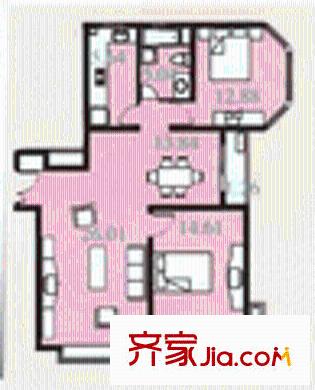 上海 上海大花园三期 户型图
