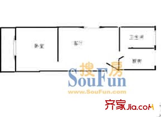 国顺路400弄小区户型图上海 国顺路400弄 户型图 1室1厅1卫1厨