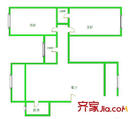 广杭苑 0室 户型图