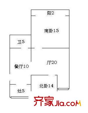 上海 广杭苑 户型图