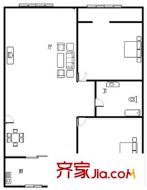 上海 蔚蓝水岸名苑 户型图