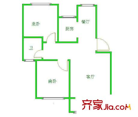 上海 蔚蓝水岸名苑 户型图