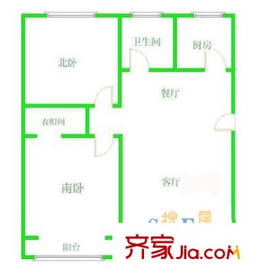 上海 弘揚公寓 戶型圖