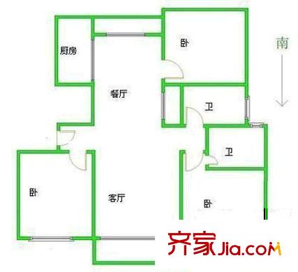 上海 弘揚公寓 戶型圖