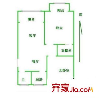 弘揚(yáng)公寓戶型圖_1