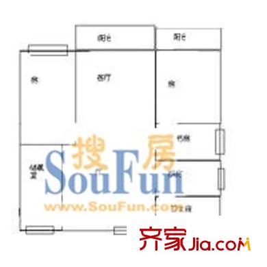 武宁路200弄小区户型图武宁路200弄 户型图 3室2厅1卫1厨