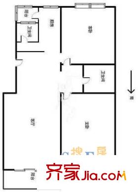 上海 书香公寓 户型图