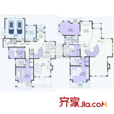 上海 建德南郊別墅 戶型圖
