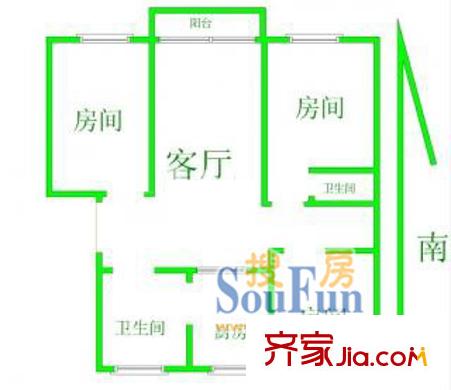 上海 上南春天苑 戶型圖