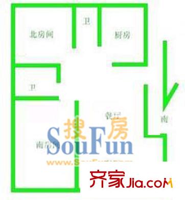 上海 上南春天苑 戶型圖