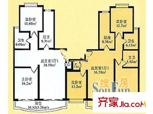 上海 东泰花苑 户型图