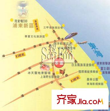 建德南郊別墅交通圖