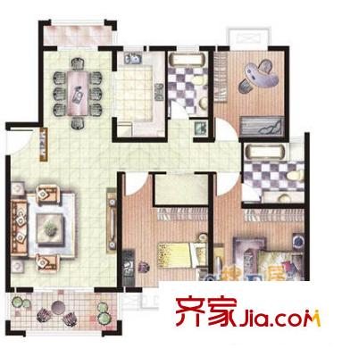 上海 建峰大厦 户型图