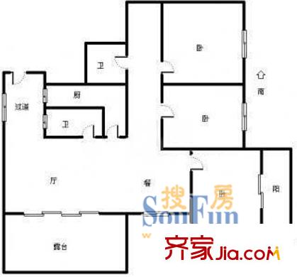 上海 中大麗都 戶型圖