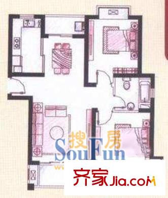 上海 建峰大厦 户型图