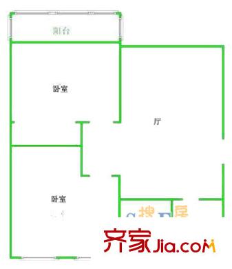金橋路530弄小區(qū)戶型圖上海 金橋路530弄 戶型圖 2室1廳1衛(wèi)1廚