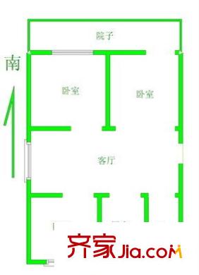 愛嘉苑 3室 戶型圖