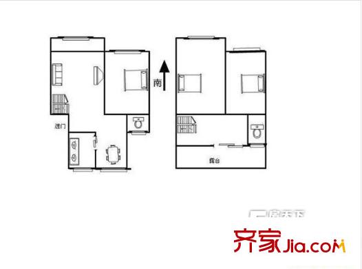 偉業(yè)金錦苑一村戶型圖 戶型圖 3室2廳2衛(wèi)1廚