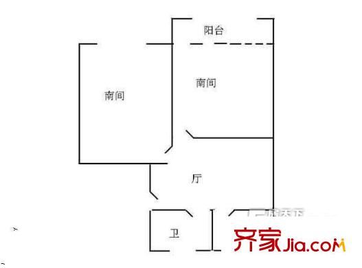 三泉路415弄小区户型图户型图 2室1厅1卫1厨