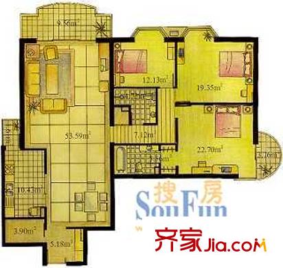 上海 康樂花園 戶型圖