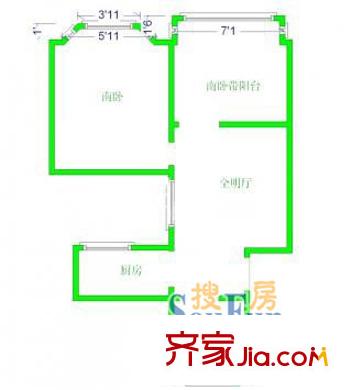 上海 嘉城爱琴海 户型图