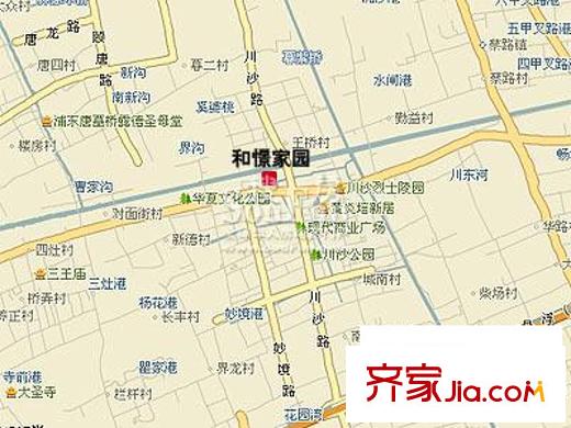 和憬家園交通圖