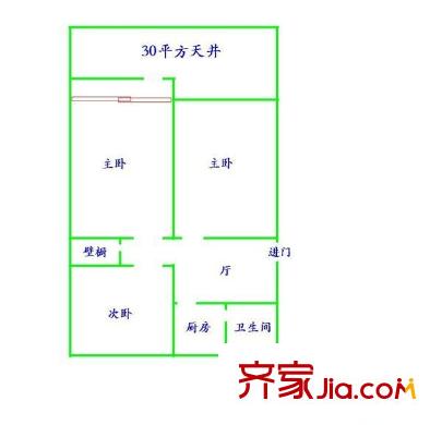 羅山七村 0室 戶(hù)型圖