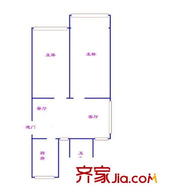 羅山七村 0室 戶型圖