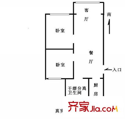 羅山七村 0室 戶型圖