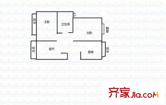 新舒苑 2室 戶型圖