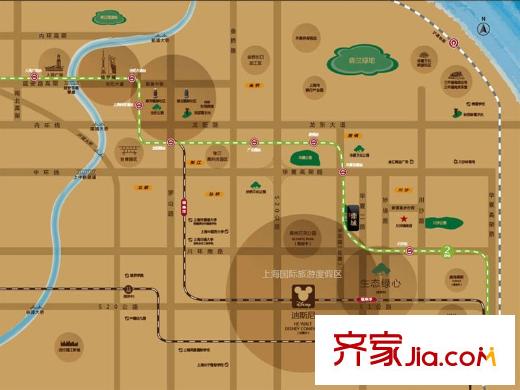 象嶼鼎城別墅交通圖