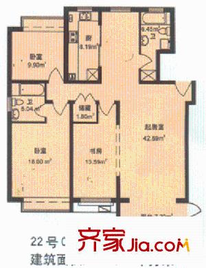 上海 建德坊 户型图