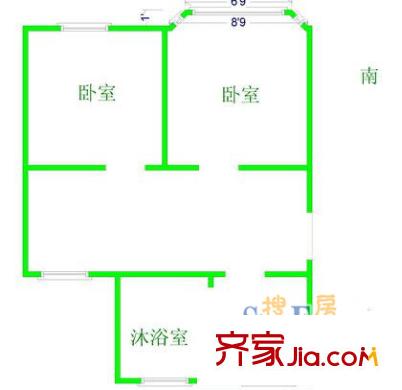 上海 梅花苑 戶型圖