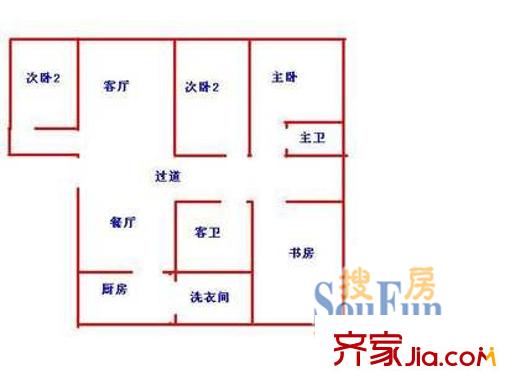 中天碧云苑戶(hù)型圖上海 中天碧云 戶(hù)型圖 4室2廳2衛(wèi)1廚