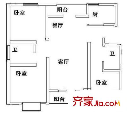 阳光翠庭 户型图