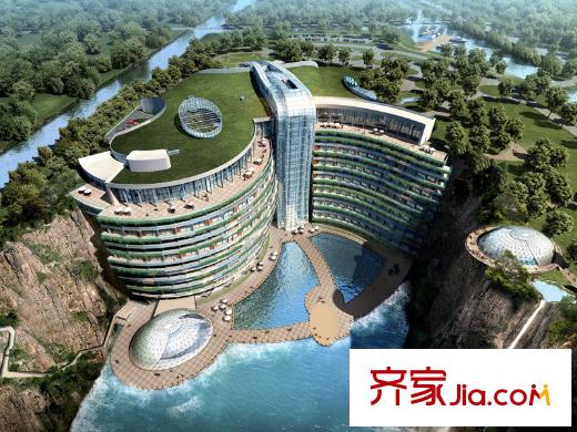 纳米魔幻城配套图深坑酒店效果图