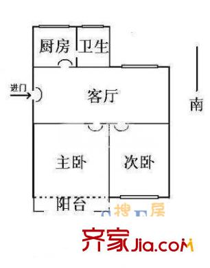 上海 朱梅小区 户型图