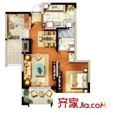 明光苑戶型圖戶型圖 1室1衛(wèi)1廚